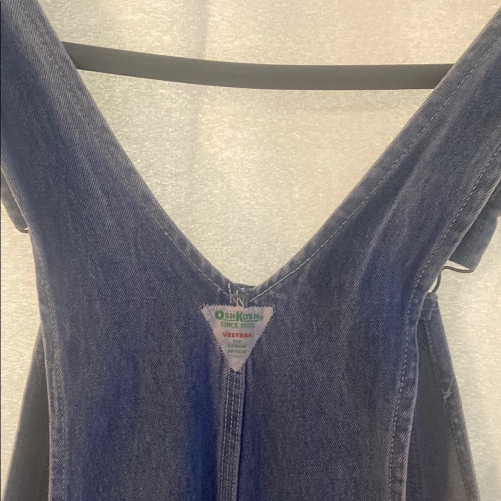 Vintage OshKosh Men's Blue Denim bib  Overalls - Picture 8 of 10